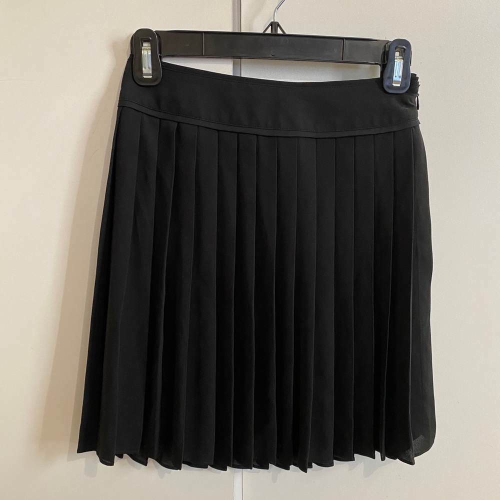 Express Black Pleated Skirt